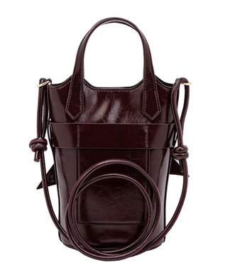 LANVIN en Bleu リュバン ショルダーバッグ ボルドー