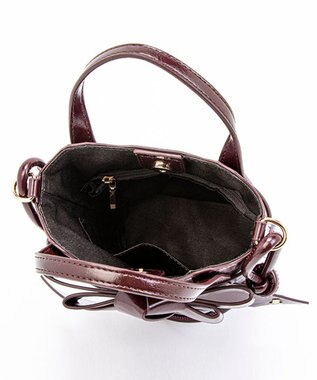 LANVIN en Bleu リュバン ショルダーバッグ ボルドー