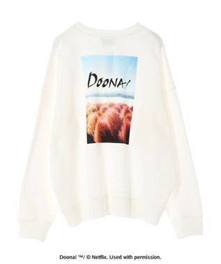 Green Parks ●ＤＯＯＮＡ！　ロゴｐｔルーズスウェット White