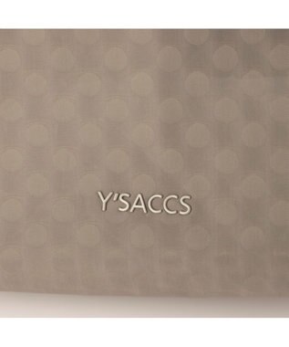 Y'SACCS Polka Dots 口折れ2wayトート Sサイズ グレージュ