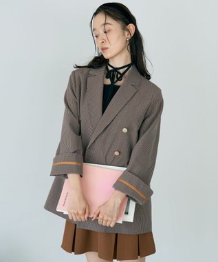 earth music&ecology テーラードジャケット Check