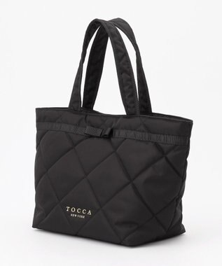 TOCCA 【キャンセル分販売中！】30th Anniversary MY PRECIOUS CUSTOMIZED BAG カスタマイズバッグ ブラックキルト×細リボン×ショートショルダー