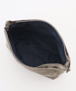 Y'SACCS ドットジャガードポーチ付きトートバッグ ライトグレー