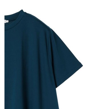 AMERICAN HOLIC キレイｃｏｔｔｏｎ切替ヘムカットチュニック Blue Green