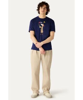 DAKS SLOWBOY Tシャツ〈シャンパン〉 ネイビー