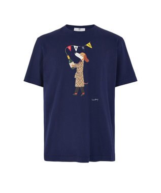 DAKS SLOWBOY Tシャツ〈シャンパン〉 ネイビー