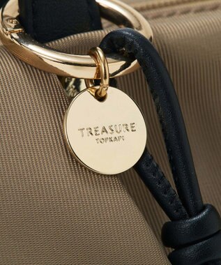 TOPKAPI 【TREASURE TOPKAPI】Lien リヤン タックシルエット 2WAY トートバッグ  / 軽量 / A4対応 ベージュ