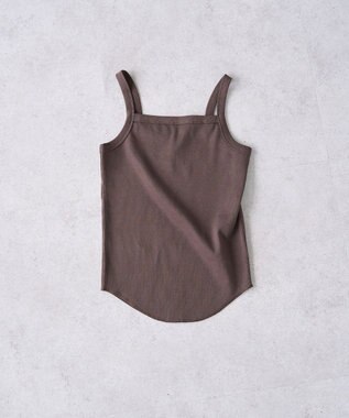 AMERICAN HOLIC 抗菌防臭テレコキャミソール Brown