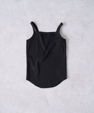 AMERICAN HOLIC 抗菌防臭テレコキャミソール Black