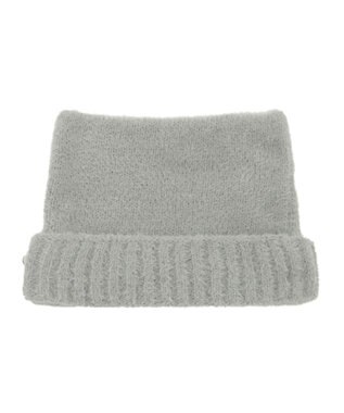 MOONBAT PAUL&JOE ACCESSOIRES(ポール&ジョー)ネコミミ シャギー ニット帽 ライトグレー