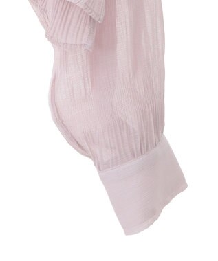 earth music&ecology マジョリカプリーツショートシャツ Pink