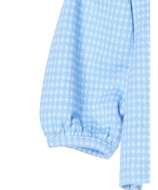 earth music&ecology カットジャガードカーディガン Blue