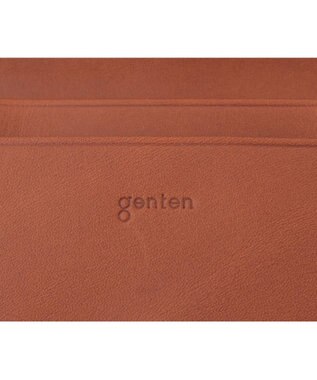 genten スマートウォレットⅡ 名刺入れ チャ