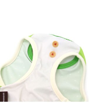 PET PARADISE ペットパラダイス エコメイド 天竺 恐竜 タンクトップ 中型犬 大型犬 グリーン