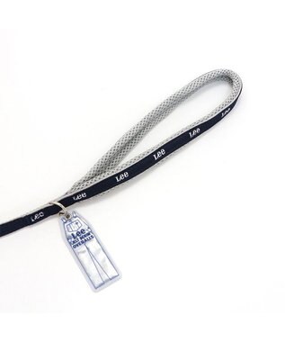 PET PARADISE Ｌｅｅ反射 チャーム付きリード 紺【ＳＳ～Ｓ】 紺（ネイビー・インディゴ）