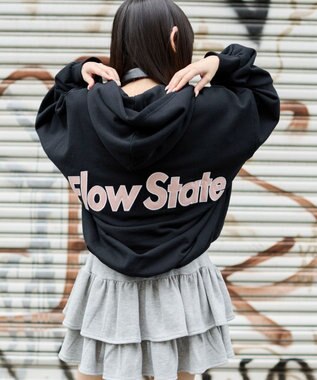 WEGO 【ユニセックス着用ITEM/裏起毛】バルーンクロップドグラフィックプルパーカー ブラック