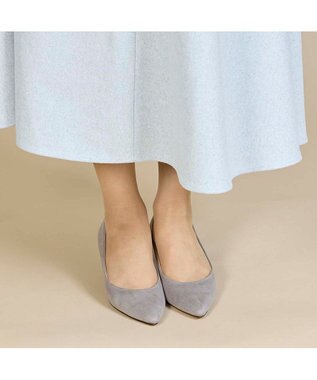 ing <Pitti>ポインテッドパンプス グレースエード