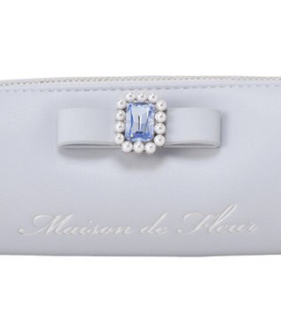 Maison de FLEUR ブルーマニアロングポーチ Grayish Blue