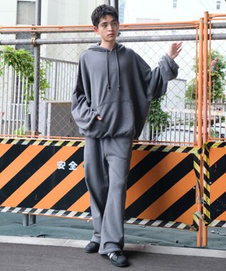 WEGO アシッドウォッシュバルーンパーカー グレーその他