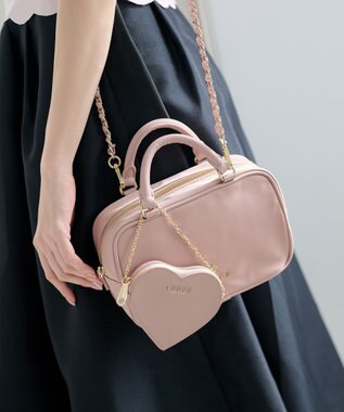 【鈴木ゆうかさん着用・ギフトにおすすめ！】WISH IN HEART CHARM POUCH チャームポーチ