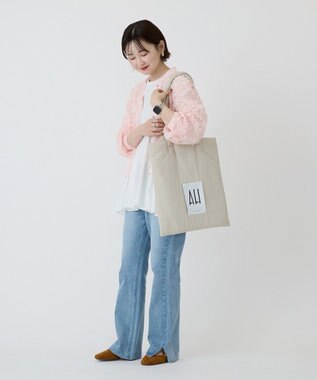 AMERICAN HOLIC パテッドホリホリトートバッグ Beige