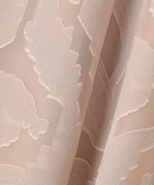 23区 L 【APPLAUDIR】シフォンカットジャガード ドレス ピンク系