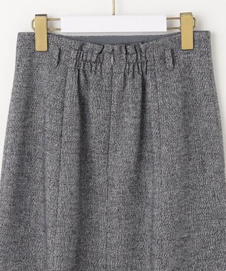 ANY SIS 【洗える】ラメツイードナローフレア スカート モノトーン系