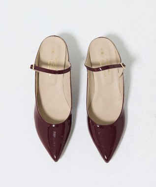 GRACE CONTINENTAL CORSO ROMA ストラップヒール ボルドー