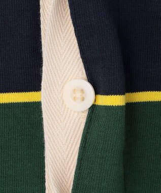 J.PRESS MEN 【フード取り外し可】フーデット ラガーシャツ ネイビー系9