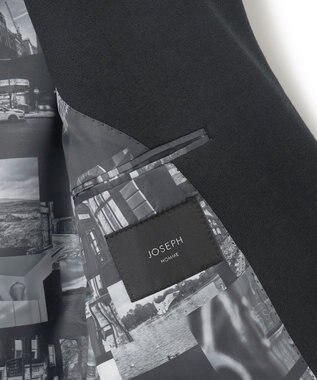 JOSEPH HOMME ウーステッドモックロディ ジャケット＜裏地：フォトコラージュプリント＞ グレー系1