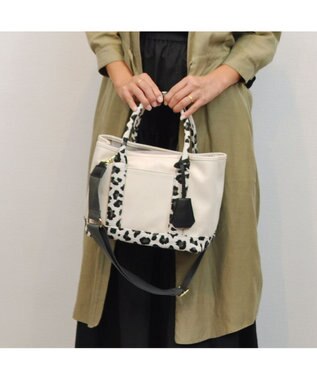 UNBILLION cachecache ショルダー付きパーテーションキャンバストート