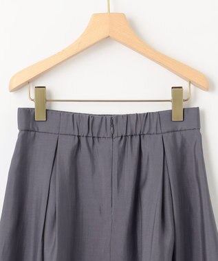 組曲 ラメオーガンジー スカート グレー系