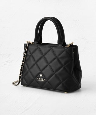 TOCCA 【ヨンア×大人百花コラボ】OPTARE BAG バッグ ブラックキルト