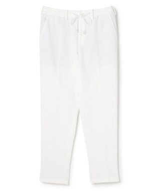 JOSEPH HOMME 【オリジナル素材 /ウエストゴム仕様】ライトタックジャージー  ドロスト付テーパードパンツ / PEGG CONVERTIBLE ホワイト系