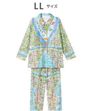 tsumori chisato SLEEP ツモリチサト パジャマ 綿100%(本体) サテン 長袖 長ズボン レディース UDX506/ワコール