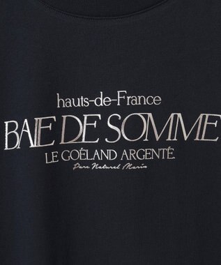 earth music&ecology 【接触冷感/洗濯機可】Ｈａｕｔｓ－ｄｅ－ＦｒａｎｃｅフレンチＴ Dark Navy