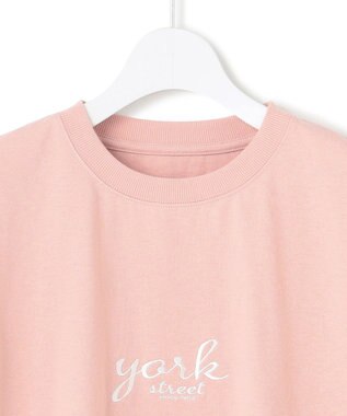 J.PRESS YORK STREET 【WOMEN】ベーシックロゴ Tシャツ ピンク系