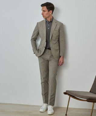 GOTAIRIKU 圧倒的清涼感【夏に必要なカイテキ7機能】クールドッツ セットアップジャケット_クラシックプリント(26年モデル) ベージュ_クラシックプリント