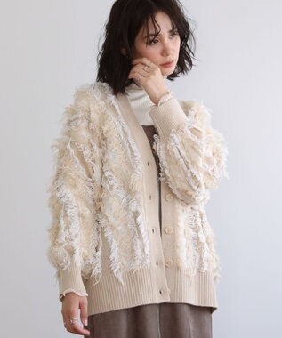 Green Parks ・ＥＬＥＮＣＡＲＥ　ＤＵＥ　フリンジジャカードカーテ Beige