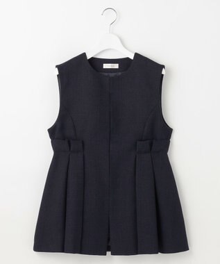 Feroux ペプラム タックジレ ネイビー系