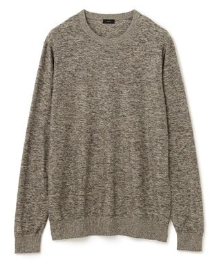 JOSEPH HOMME ナイロンムリネメランジ　クルーネックニット キャメル系