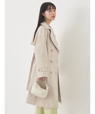 earth music&ecology ベーシックトレンチコート Light Beige