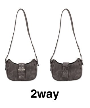 WEGO マルチWAYハーフムーンベルトバッグ 柄6