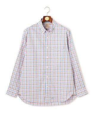 J.PRESS MEN 【SOMELOS / ソメロス】コットンオックス マルチチェックシャツ / B.D. ピンク系3