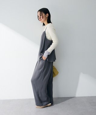 Green Parks レイヤー風　サロペット Gray