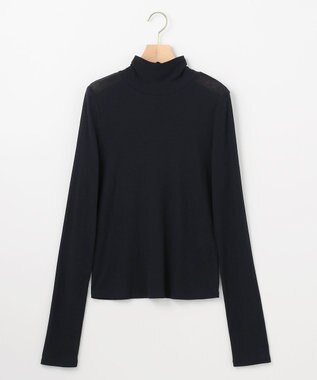 組曲 L ハイツイストシアー インナータートル ブラック系