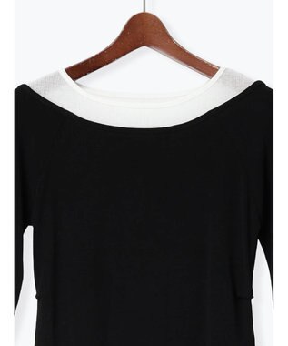 Te chichi レイヤードテレコトップス ブラック