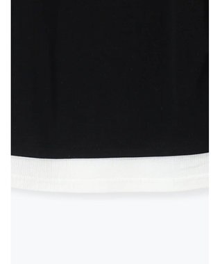 Te chichi レイヤードテレコトップス ブラック