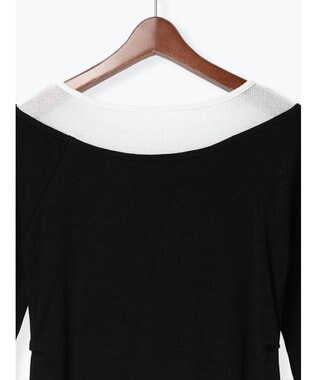 Te chichi レイヤードテレコトップス ブラック