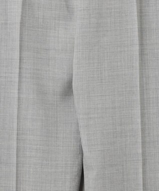 GOTAIRIKU ロングセラー【洗える/折り目加工/シワになりにくい/ウエストアジャスター】ウォッシャブル サマーウール100％パンツ_限定色(ノータック)23/24年モデル シルバー系